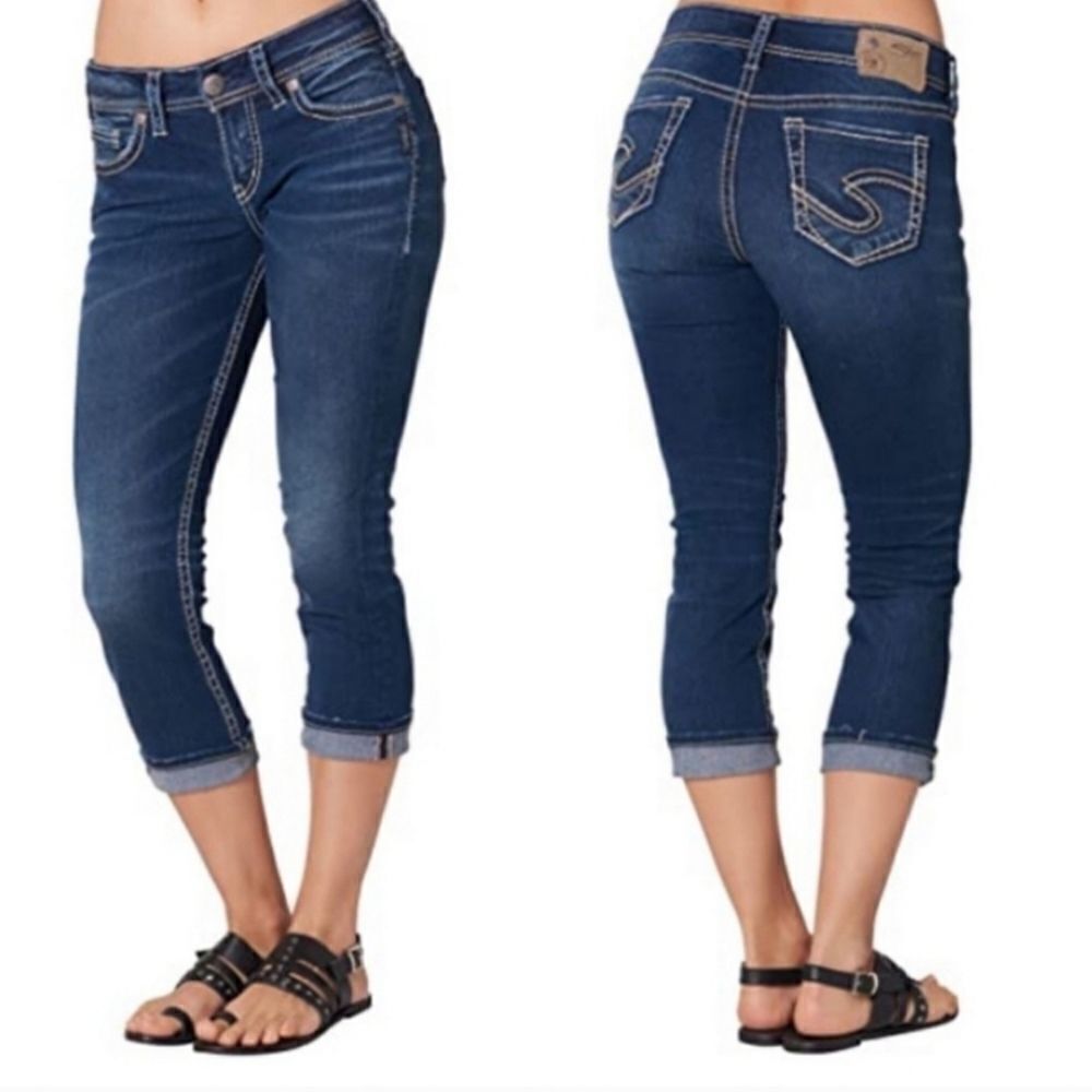 Silver Jeans Suki Capri Crop Jeans‎ Size 24
